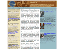 Tablet Screenshot of historymatters.com
